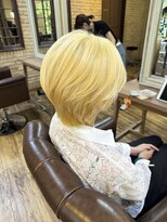 トータルビューティーサロン プリエ(prier)&nbsp;抜きっぱなしブロンド/くびれショート/ブリーチカラー