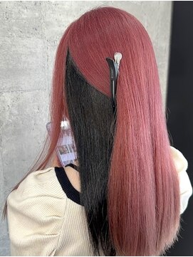 スキル 石岡(SKILL) ニュアンスカラー/ベビーピンク/インナーカラー/大人かわいい