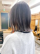 Say.ree グレージュ ダブルカラー 透明感  切りっぱなしボブ