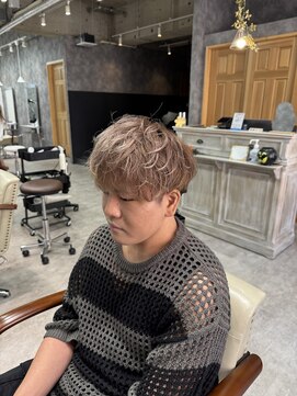 フォンド 津田沼(fond.) ベリーショート/ダークアッシュ/ニュアンスパーマ/韓国マッシュ