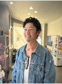 ワイルドなパーマ