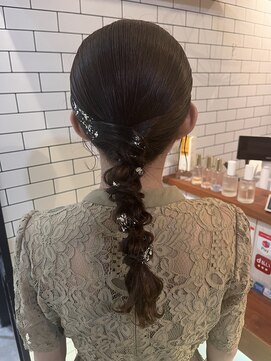 オーブ ヘアー リリー 博多2号店(AUBE HAIR lily) 結婚式ヘアセット
