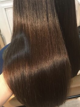 ルスリー 東銀座店(Lsurii)の写真/見せかけだけじゃない《純度100%トリートメント》施術するたび変化する、本気の毛髪改善がLsuriiのウリ◎