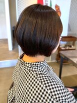 ヒース 姪浜(Heath)&nbsp;髪質改善トリートメント ショートボブ 30代40代 ツヤ髪 ブラウン