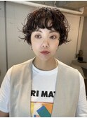 マッシュショートニュアンスパーマ