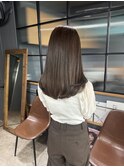 赤み消し上品艶カラー/透明感／髪質改善/ふんわり柔らかい