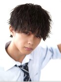 フェザーパーマ／スパイキーショート／サーフカールメンズ/渋谷]