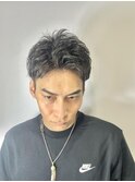 スペインカールスパイキーショートフェザーパーマメンズパーマｒ
