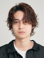 フィフス 天神大名(fifth) 天神大名シャドウパーマメンズカットラウンドマッシュ30代緩め