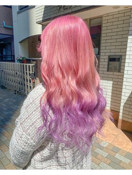 グラデーションカラー/ハイトーンカラー/ピンクカラー/パープル