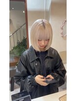 シグマルミエ 福島店(SIGMA LUMIER)&nbsp;憧れのあるハイトーンボブ