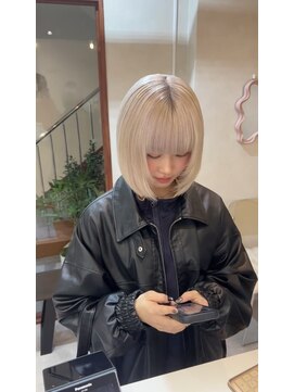 シグマルミエ 福島店(SIGMA LUMIER) 憧れのあるハイトーンボブ