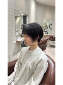 乾かすだけでまとまるショートヘア
