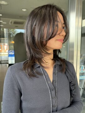 マッシュ アドベ 八戸ノ里(MASHU ADOBE) ミディアムハッシュレイヤー/20代・30代