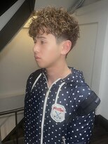 ボウ 本町(BOW) 【BOW style】ハイトーンパーマ×刈り上げ