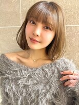 サンド ミュウ 横浜店(sand mieu)&nbsp;[2027トレンド]ぱつふわボブ×シアーベージュ☆