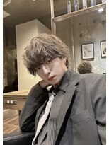 メンズココ メンズパーマ 韓国ヘア 日本橋店(MENS COCO) 無造作ラウンドマッシュ
