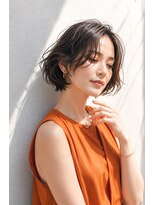 アッシュ 学芸大学店(Ash) ショートボブ/大人女性/グレージュラテ/髪質改善/白髪ぼかし