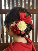 成人式前撮り☆ゆるふわヘアアレンジ