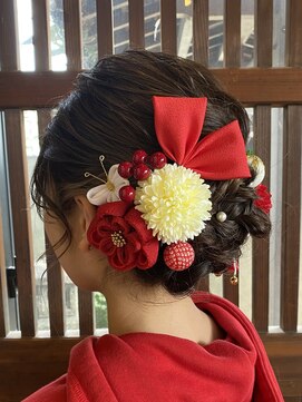 ギャロップヘアー 成人式前撮り☆ゆるふわヘアアレンジ