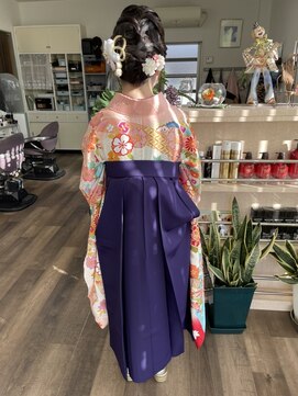 サロンドポプリ 袴スタイル