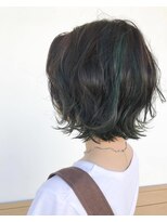 ナロー(NALLOW Bead's) *ポイントカラー*ハイライトカラー*ボブウルフ*