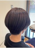 コンパクトショート×アッシュグレー