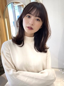 アフロートリノ(AFLOAT Leino) 似合わせ顔まわり　レイヤーカット　ミディアム　銀座美容室