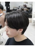 センターパート×ニュアンスパーマ〔町田/メンズカット〕
