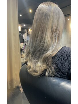 ヘア フラッグ 西葛西店(hair flag) 【透明感】ミルクティーグレージュ