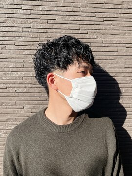 浪漫館 アールズコート(R's Court) メンズパーマショート @木原 10.15