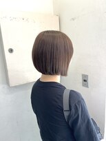 キャンバス バイ ネオリーブ 横浜西口(Canvas by neo.)&nbsp;丸みボブ　酸性ストレート