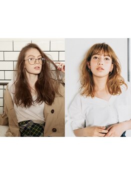 15種のメーカーから厳選したカラー材を使用し、『あなた』に合ったヘアカラーを。理想のカラーを実現。