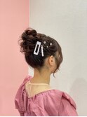 お団子ヘア