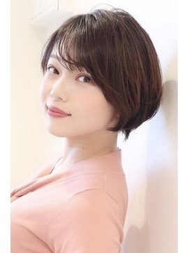 アイ(I.) 【 Ｉ. 】30代からのナチュラル前下がりショートボブ　川口