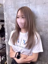 キング(K!ng) 縮毛矯正髪質改善ハイライトレイヤーカット枚方美容室エクステ