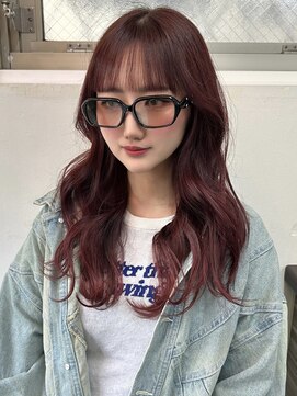 ヴェルデ(Verde) チェリーピンク ピンクカラー 艶カラー ブリーチ