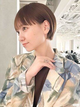 フォト 新宿三丁目(foto) ミニウルフレイヤーカット顔周りカット前髪カットショート/新宿
