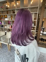 アヴァンス ジェイアール和歌山店(AVANCE.)&nbsp;レイヤーカット×ピンクバイオレット