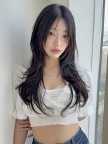 レミエ ダイカンヤマ(lemiie) ☆ハッシュカット☆レイヤーロング レイヤーカット 韓国レイヤー