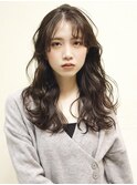 ルーズパーマ　イメチェン　ナチュラルベージュ