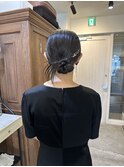 ヘアセット/お呼ばれヘア/パーティーヘア/お団子ヘア