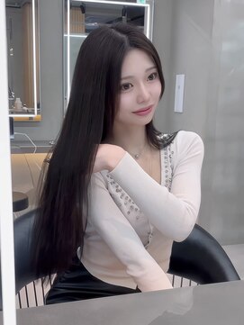 ロンドミラー 博多店(Lond Mirror) 黒髪カタログココアベージュ小顔オリーブグレークラゲヘアー博多