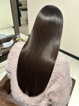 ショコラブラウン×H2プレミアム美髪トリートメント【髪質改善】