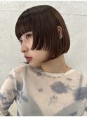 顔まわりがかわいい　ボブ