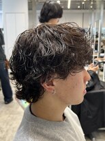 フィフスパーク(fifth PARK) シャドウパーマスパイラルパーマメンズマッシュウルフ