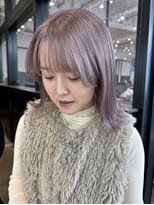 カロン トウキョウ 高円寺店(Kalon Tokyo)&nbsp;透明感ラベンダーベージュ外ハネミディアム