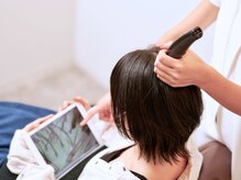 【マイクロスコープカウンセリング】頭皮環境を可視化し今の状態を一緒に確認し最適なコースをご提案。