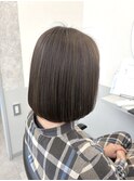 【脱白髪染めハイライト】×大人のためのグレージュブラウン