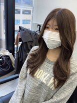 ゴウトゥデイシェアサロン 町田店(GO TODAY SHAiRE SALON)&nbsp;レイヤーカット×ブラウン